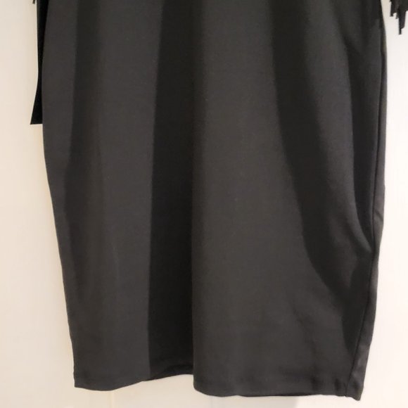 NEW WITH TAGS BEBE FESTIVAL FRINGE KNIT DRESS XXS - Picture 9 of 10